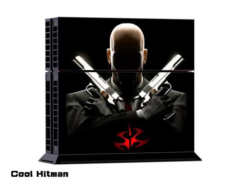 Cool Hitman Decal Skin Protective Sticker For Sony Ps4 Console