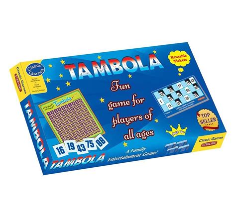 Shop Sterling Tambola Board Game Unisex 7ymulticolour Hamleys India