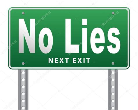 Stop Lies No More Lying Tell — Stock Photo © Kikkerdirk 116513502