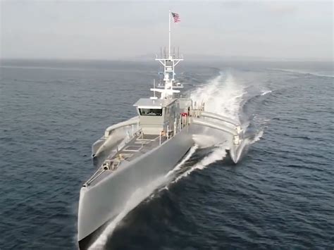 The Us Navys New Drone Warship Can Drive Itself As It Hunts Submarines