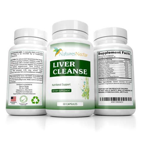 Liver Cleanse And Detox Supplement Support Natures Nectar Limited