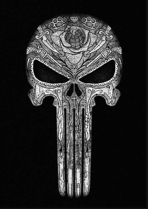 Pin By Alezx Chave On Diseños C Punisher Tattoo Punisher Artwork Punisher Skull Tattoo