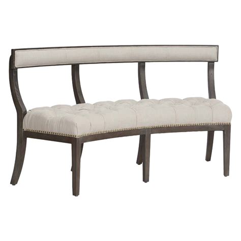 Crescent Settee Or Bench Settee Dining Banquette