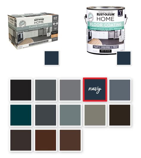 Rust Oleum Home Color Chart