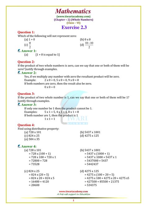 Ncert Solutions For Class 6 Maths Chapter 1 Knowing Our Numbers Artofit