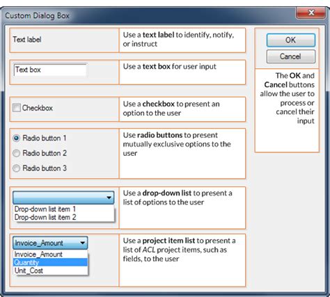 Creating Custom Dialog Boxes