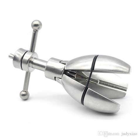High Quality 304 Stainless Steel Metal Openable Anal Plugs Heavy Anus Beads Lock With Handles