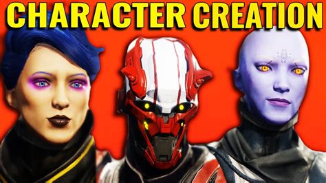 Destiny Character Creation