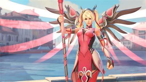 Overwatchs Pink Mercy Skin Raises 127m For Breast Cancer Charity Cnet