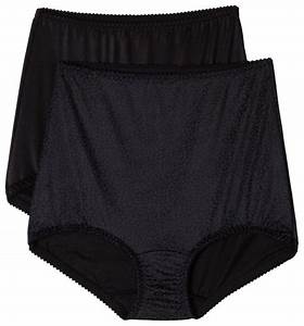 Bali Women 39 S Smooth Tailored Light Control Brief 2 Pk Black Size 3x