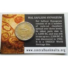 Malta 2 Euro Coin Maltese Prehistoric Sites Hypogeum Of Hal