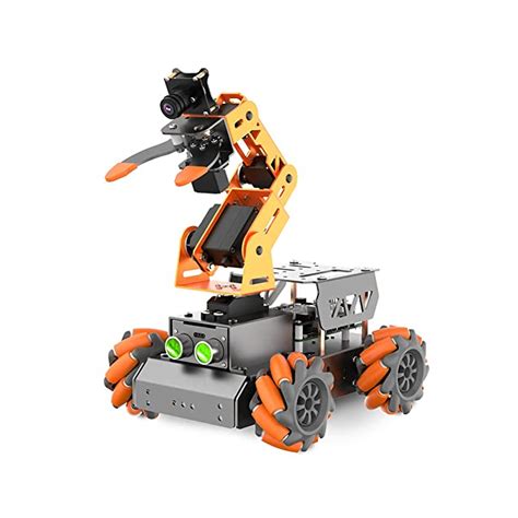 Buy Raspberry Pi Smart Robotic Arm Mecanum Wheel Chassis Robot Car Kit