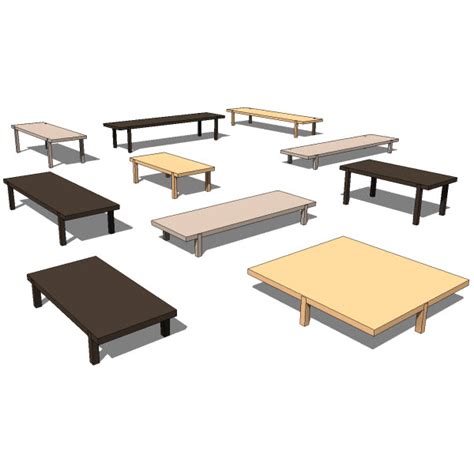 3d mode furniture revit 2018. Bensen Woodward Coffee Table 10167 - $2.00 : Revit families, Modern Revit Furniture models ...