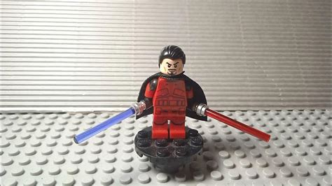 Lego Darth Revan Minifigure Remastered Youtube