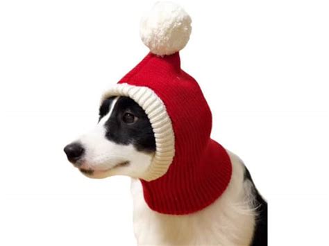 Quiet Ears For Dogsdog Winter Knitted Hat Warm Windproof Caps Doggy