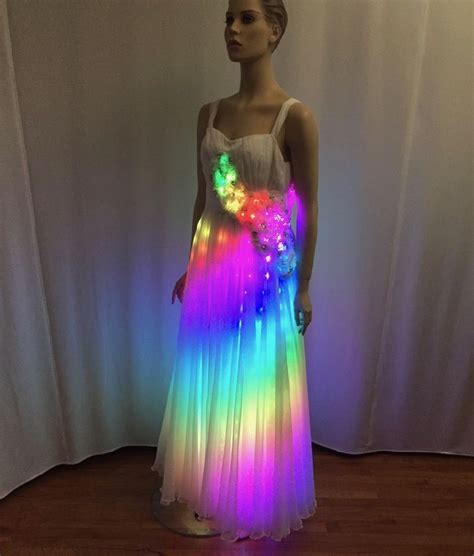 Elena Led Gown Enlighted Designs Gowns Led Dress Dresses