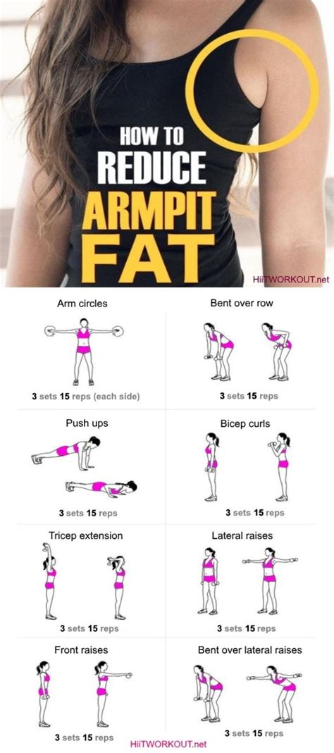 Effective Workout To Get Rid Of Armpit Fat Fast