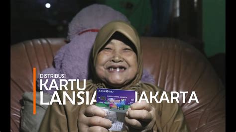 Distribusi Kartu Lansia Jakarta Youtube