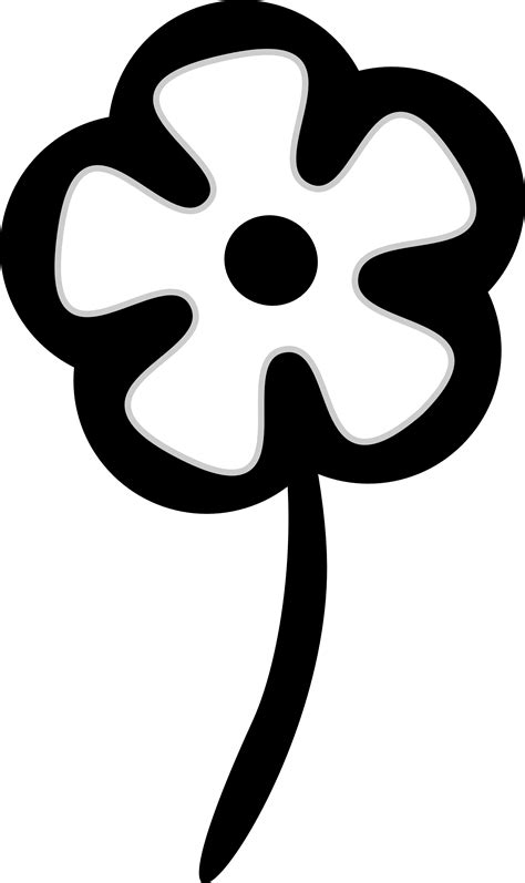 Black and white flower logo - ClipartFox - ClipArt Best ...