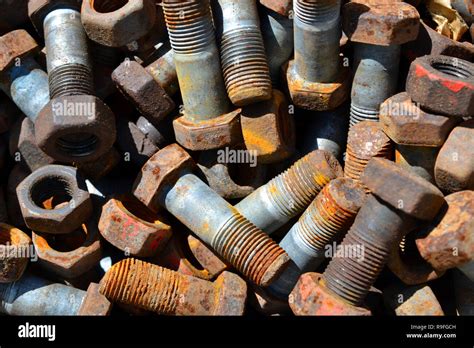 Old Rusty Metal Rusty Bolts Stock Photos And Old Rusty Metal Rusty Bolts