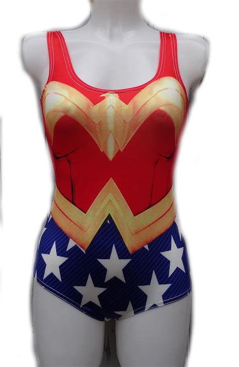 Brand New Wonder Woman Bodysuit 8 10 12 Uk Clothing