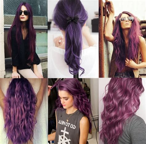 Purple Hair Color Ideas Shades Of Purple