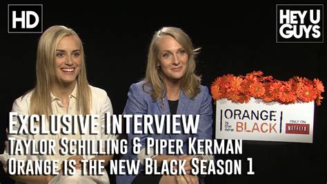 Taylor Schilling Piper Kerman Orange Is The New Black Exclusive Interview YouTube