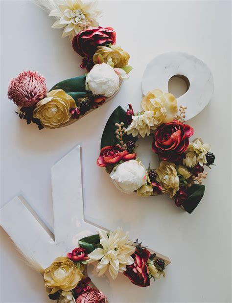 Sep 26, 2020 · diy projects add a unique touch to any room in your house. DIY Floral Marble Letters - Green Wedding Shoes
