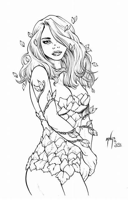 Coloring Pages Adult Ivy Poison Guy