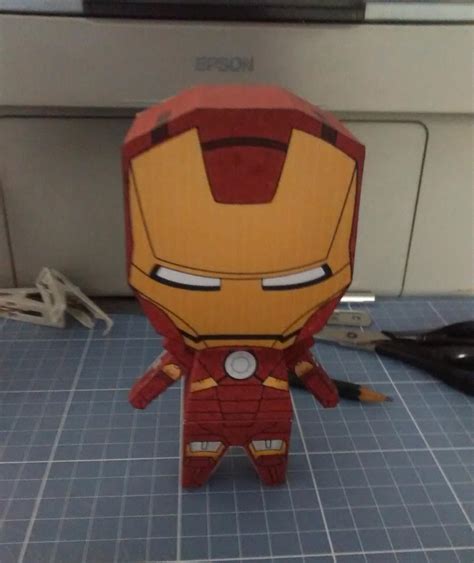 Chibi Iron Man Mark 43 Papercraft Free Papercraft Images And Photos