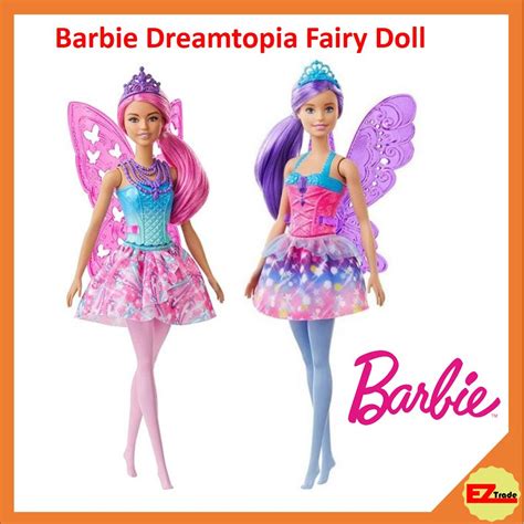 Mattel Barbie Dreamtopia Fairy Doll 12 Inch With Jewel Theme And