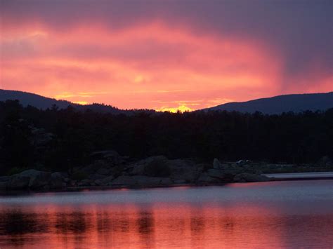 Dowdy Lake Sunset Lake Sunset Colorado Favorite Places Celestial