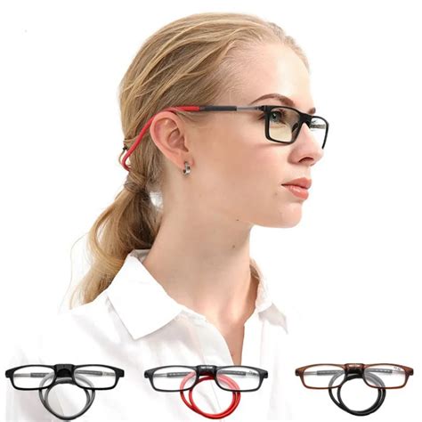 Convenient Magnetic Reading Glasses With Hang A Neck