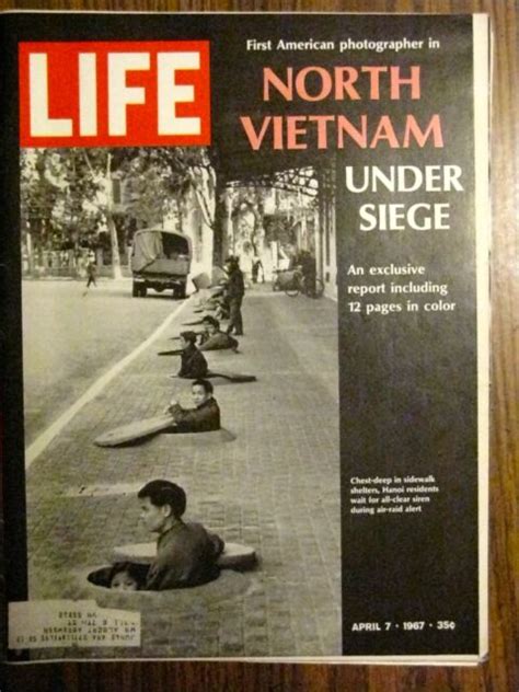 Life Magazine April 7 1967 North Vietnam Under Siege Hanoi People