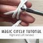 Printable Crochet Magic Ring Instructions