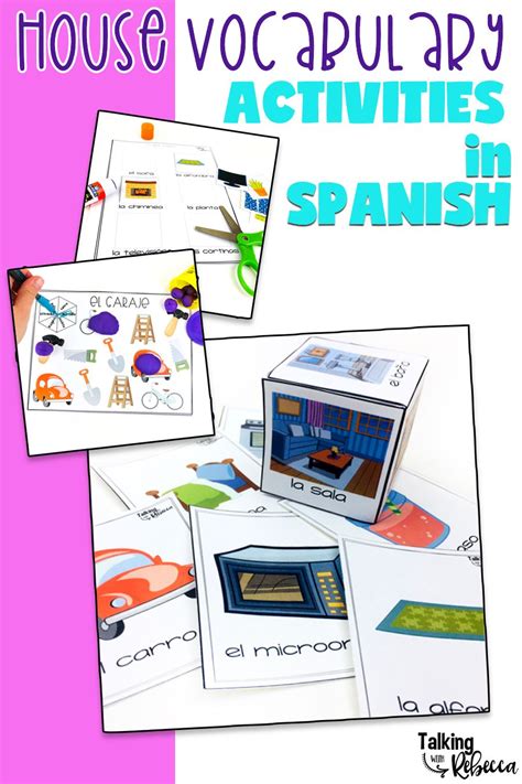 Spanish Tier 1 Vocabulary House Casa Unit Vocabulary Activities