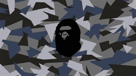 Bape Wallpaper Blue Bape Camo Wallpapers Exactwall