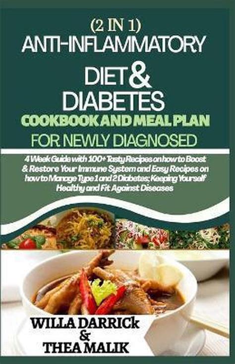 2 In 1 Anti Inflammatory Diet And Diabetes Cookbook And Meal Plan For