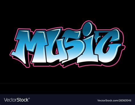 Music Graffiti Street Graffiti Decorative Lettering Aerosol Spray