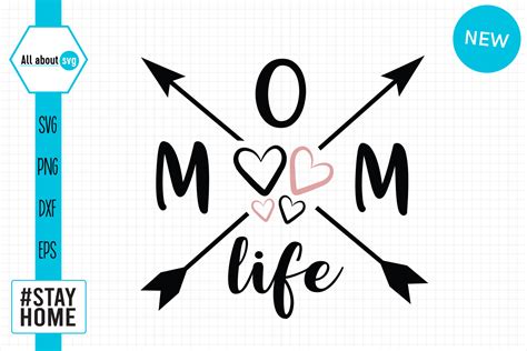 Mom Life Svg (Graphic) by All About Svg · Creative Fabrica