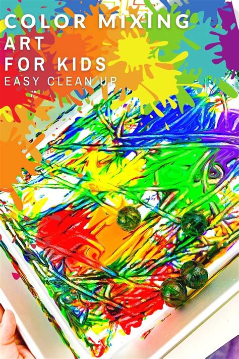 Mixing Colors Process Art Kids Green Abjectleader