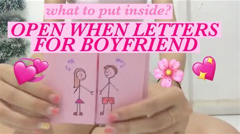 Open When Letters For Boyfriends Ideas Examples Topics What To Put