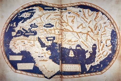 Martellus World Map 1489 Nworld Map C1489 Of Henricus