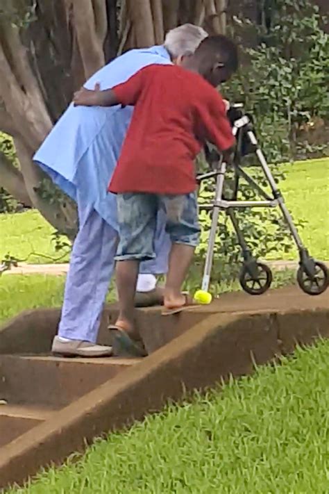 This Sweet Video Of An 8 Year Old Helping An Elderly Woman Up The