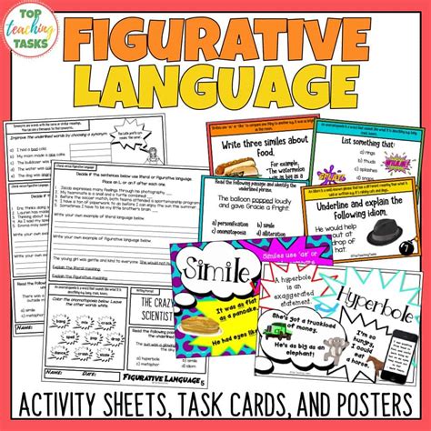 Figurative Language Activities Top Teaching Tasks