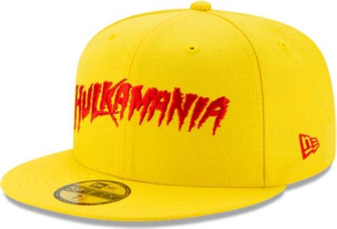 New Era Hulk Hogan Hulkamania Yellow WWE Cap 59fifty 5950 Fitted