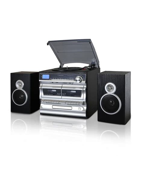 Trexonic 3 Speed Vinyl Turntable Home Stereo System With Cd Player Macys