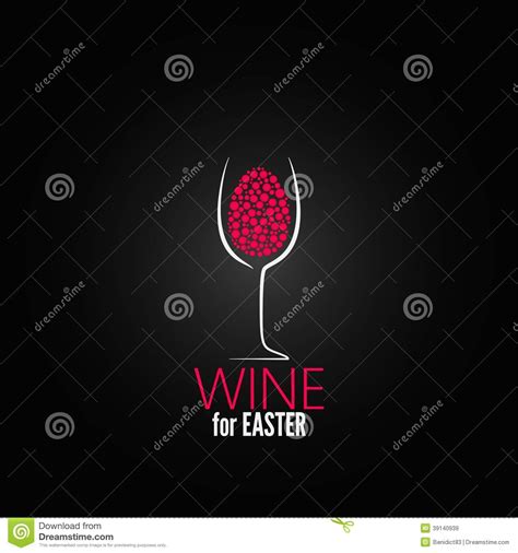 Wine Easter Design Background Stock Vector - Image: 39140939