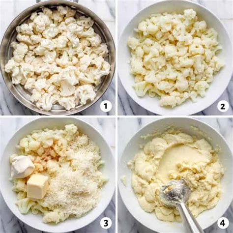 Cauliflower Mashed Potatoes Low Carb Recipe Feelgoodfoodie