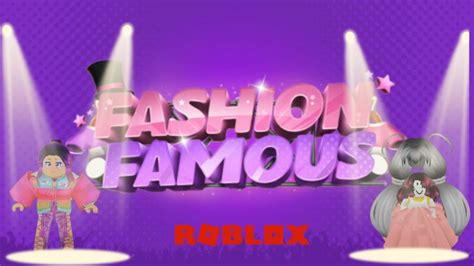 Roblox Arrasando Na Passarela Fashion Famous Youtube